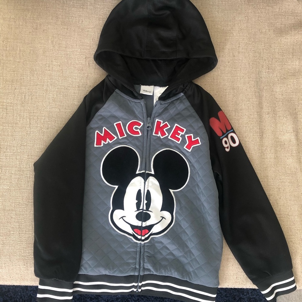 Mickey Mouse hooded sweater (size 6)